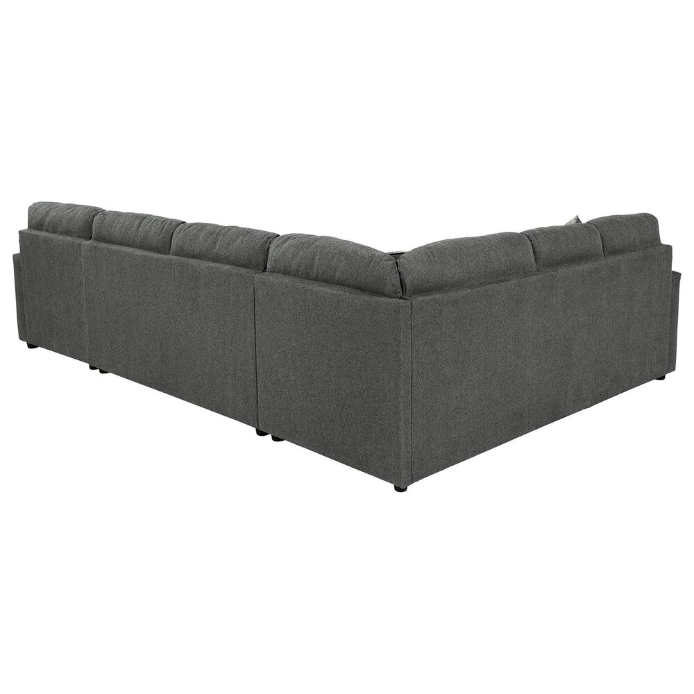 Signature Design by Ashley Edenfield 3-Piece Left Facing U-Shaped Sectional with Chaise in Charcoal, , large