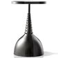 Furniture of America Gleam Round End Table in Black Nickel and Gold, , large