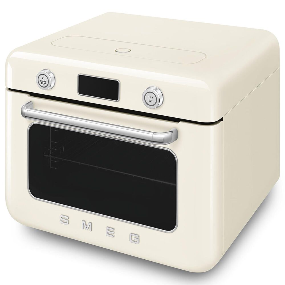 SMEG 1.06 Cu. Ft. Countertop Combi Steam Oven in Cream, , large