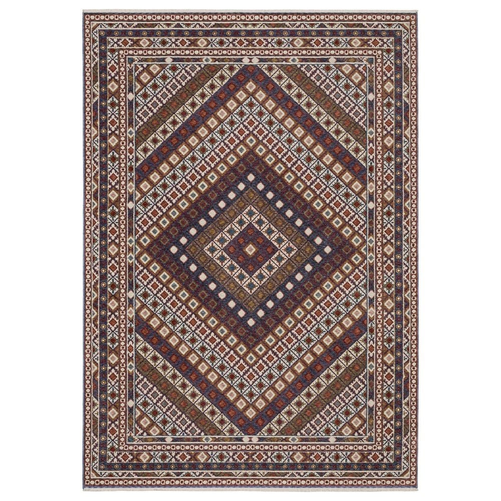 Oriental Weavers Hastings HA08B 3"10" x 5"5" Multicolor Area Rug, , large
