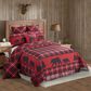 Duke Imports Cabin Life 3-Piece Full/Queen Quilt Set in Red, , large