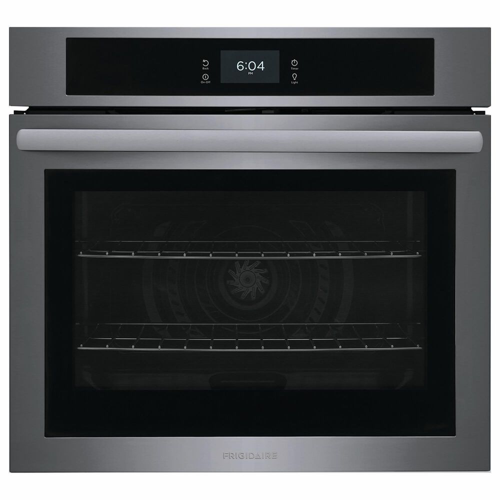 Frigidaire 30" Single Electric Wall Oven with Fan Convection in Black Stainless Steel, , large