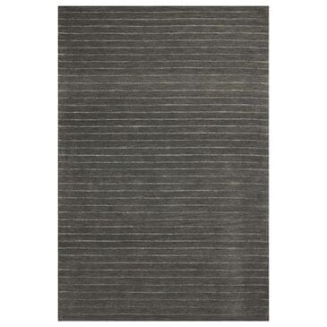 Loloi Henry 3"6" x 5"6" Charcoal and Ivory Area Rug, , large
