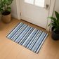 Dalyn Rug Company Soft Essentials Striped Navy 2"6" x 3"10" Indoor/Outdoor Area Rug, , large
