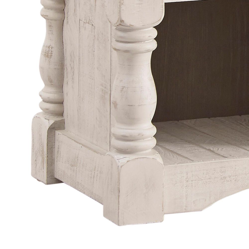 Ashley Havalance 67&quot; Extra Large TV Stand in Weathered Gray and Vintage White, , large
