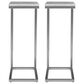 Jofran Aurora C-Table in Bianco White (Set of 2), , large
