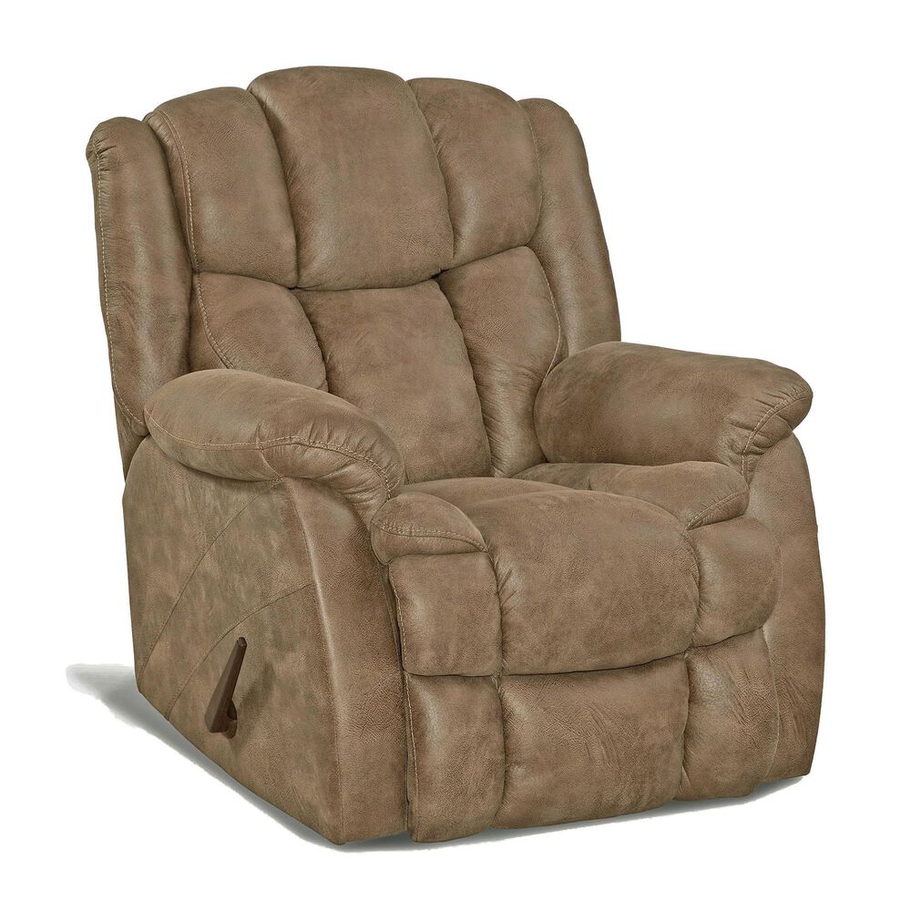 HomeStretch Bridgestone Manual Rocker Recliner in Truffle, , large