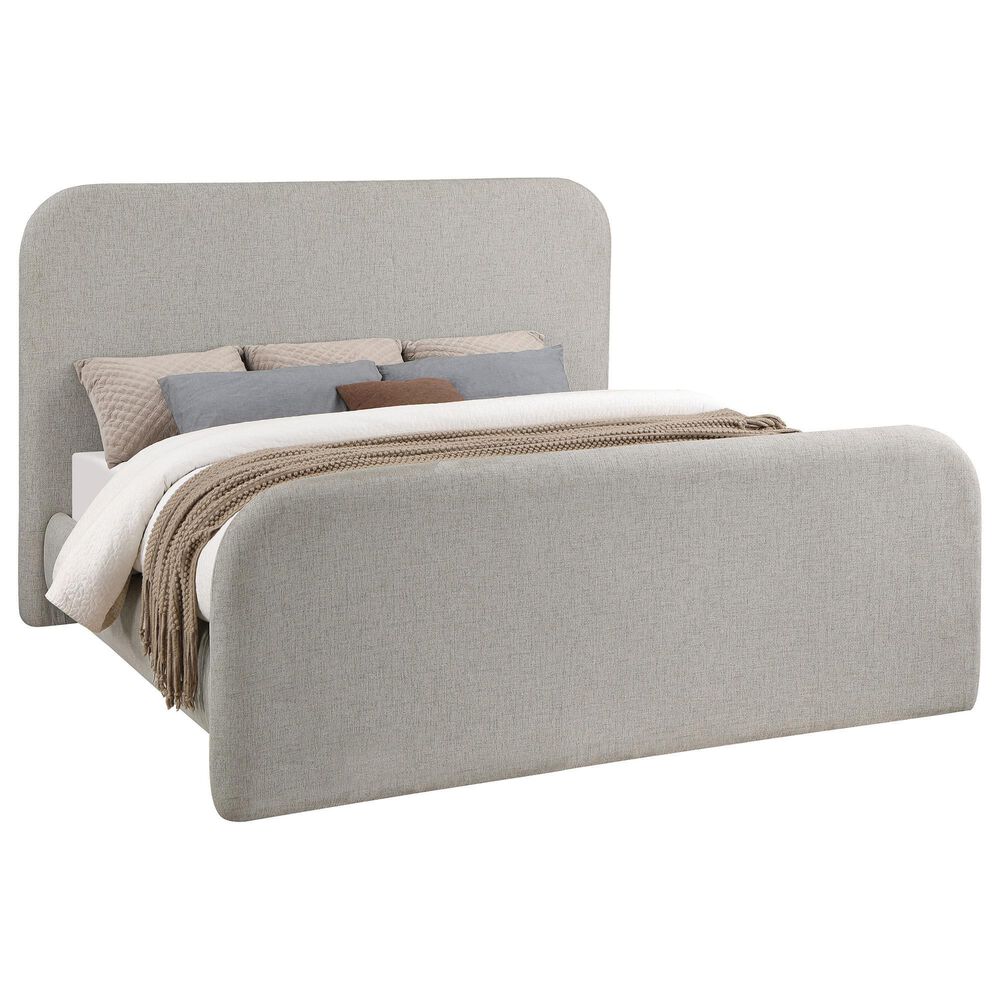 Pacific Landing Wren Queen Upholstered Bed in Cream, , large