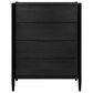 Marquette Interiors Casal 4-Drawer High Chest in Black, , large