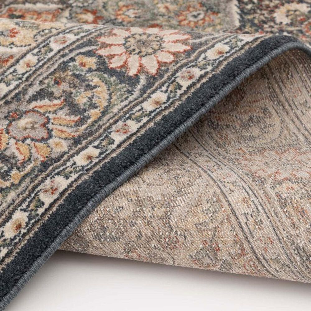 Central Oriental Montville Noriani 7&#39;10 x 9&#39;10 Vintage Blue and Multicolor Area Rug, , large