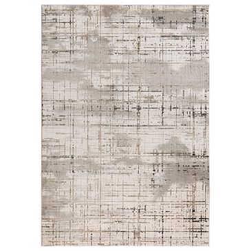 RIZZY Calabria 8"10" x 11"10" Neutral, Gray and Black Area Rug, , large