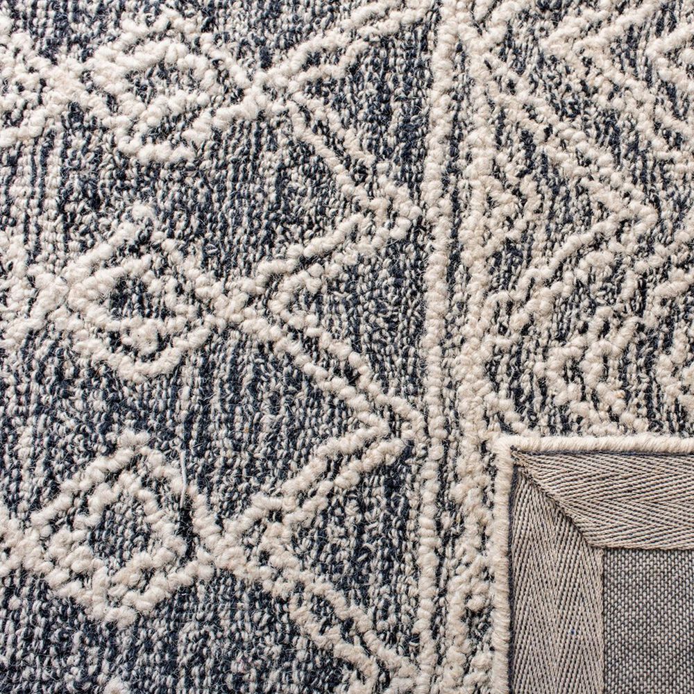 Safavieh Micro-Loop MLP203A 3&#39; x 5&#39; Ivory and Black Area Rug, , large