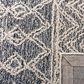 Safavieh Micro-Loop MLP203A 3" x 5" Ivory and Black Area Rug, , large
