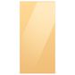 Samsung Bespoke 4-Door French Door Refrigerator Top Panel in Sunrise Yellow Glass, , large