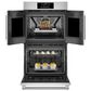 Monogram Statement 30" French Door Electric Double Wall Oven in Stainless Steel, , large