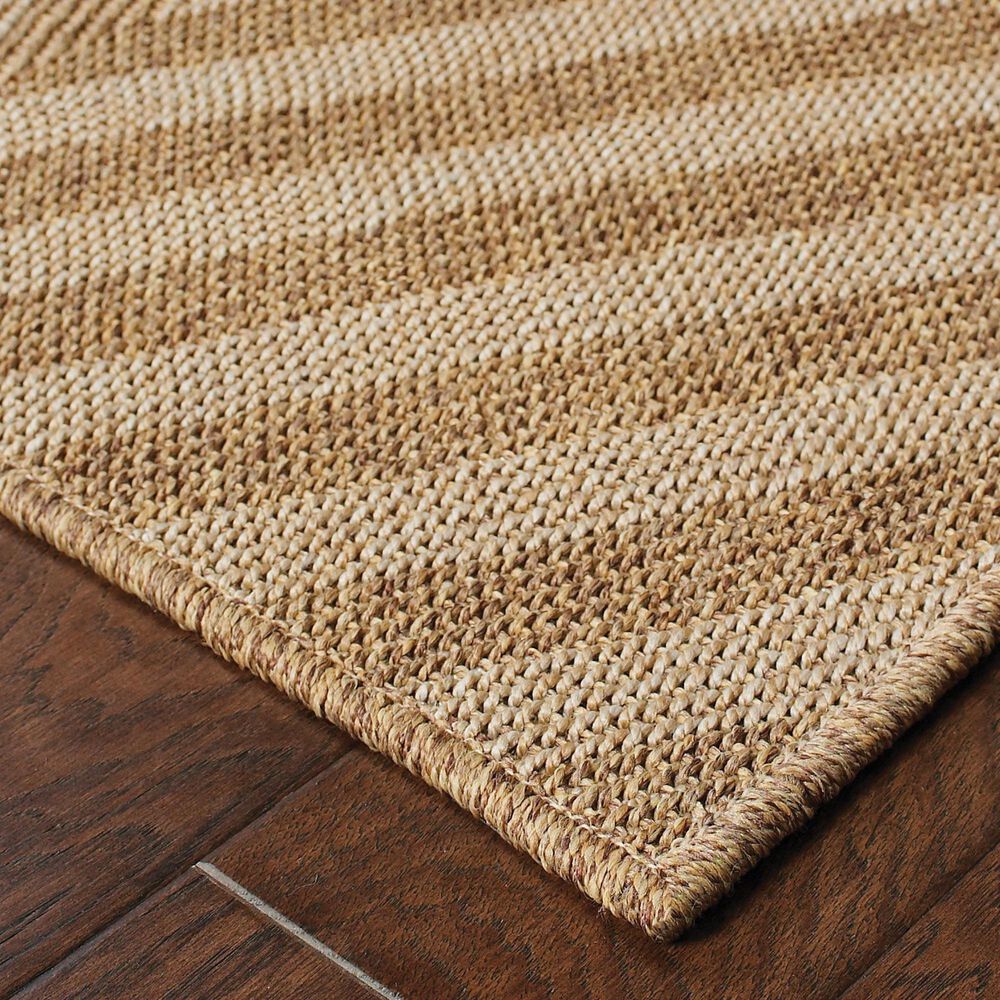 Oriental Weavers Karavia Brown 6'7" x 9'6" Outdoor Area Rug, , large