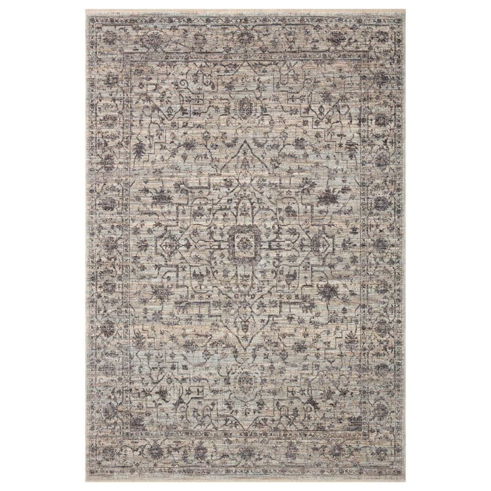 Loloi II Sorrento 2"7" x 8" Mist and Charcoal Runner, , large