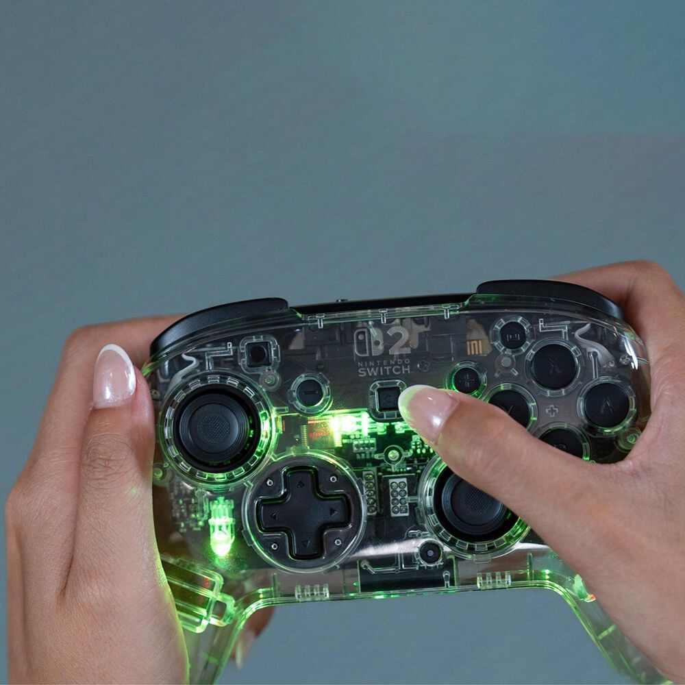 Turtle Beach Afterglow Wireless RBG Gaming Controller for Nintendo Switch 2 in Clear, , large
