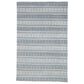 Feizy Odell 10" x 14" Blue and Silver Area Rug, , large