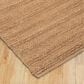L&R Resources Natural Fiber 03389 5" x 7"9" Natural Area Rug, , large