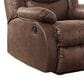 Ashley Bladewood Zero Wall Manual Recliner in Coffee, , large