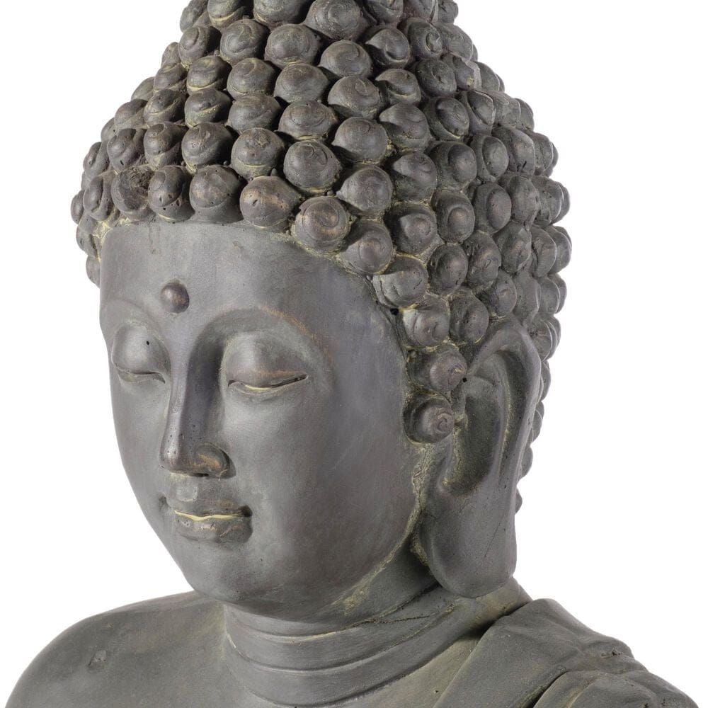 Alfresco Home Thai Buddha Patio Statue in Copper Bronze, , large