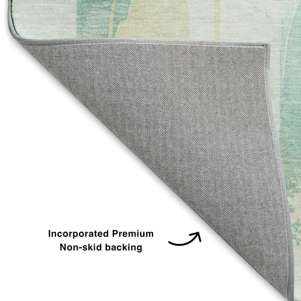 Dalyn Rug Company Ravenna RN7 3&#39; x 5&#39; Teal Area Rug, , large