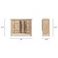 Jennifer Taylor Home Rowan 48" 2-Door Accent Storage Cabinet in Heritage Light Natural Brown, , large