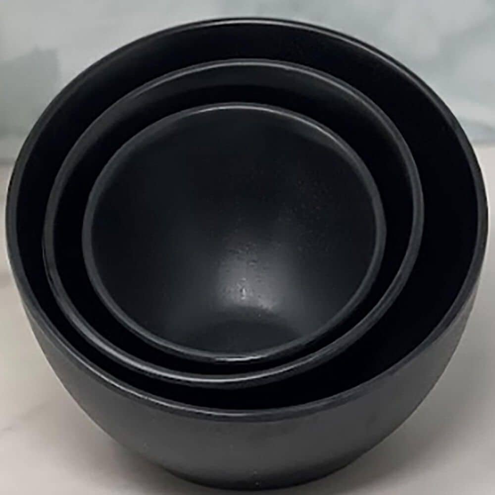 LeadingWare Dinnerware Bowl in Black, , large
