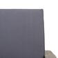 Hearth and Haven Outdoor Acacia Wood Chairs with Open Slatted Backrest and Water-Resistant Cushions in Dark Gray (Set of 2), , large