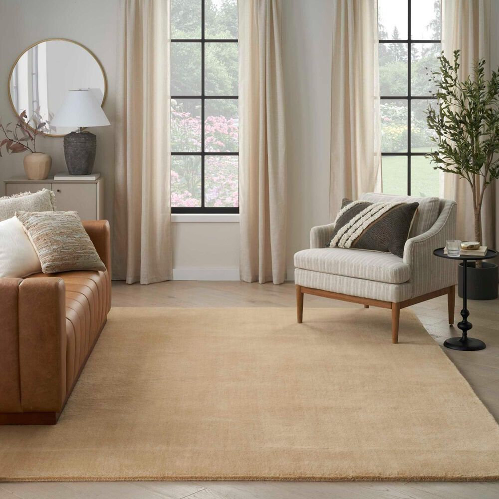 Nourison Plush Cloud 8&#39;6&quot; x 11&#39;6&quot; Camel Area Rug, , large