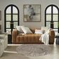 Nourison Rustic Textures Ivory and Grey 7"10" Round Area Rug, , large