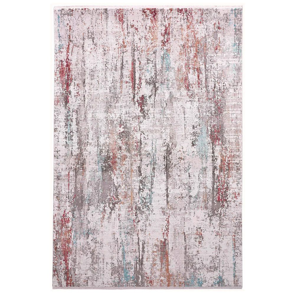 Feizy Cadiz 12" x 18" Ivory and Multicolor Area Rug, , large