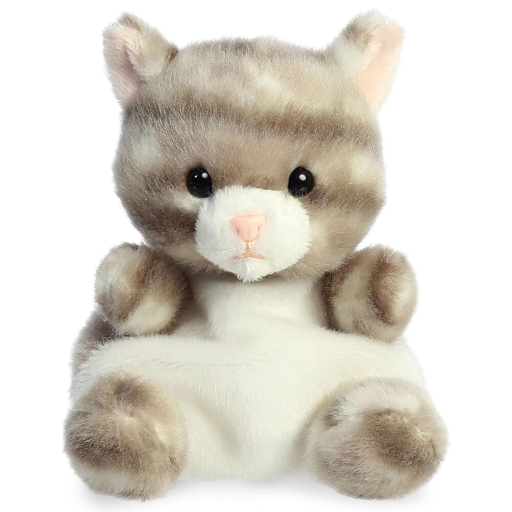 Aurora World Inc Palm Pal 5" Silver Kitty, , large