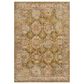 Surya Mona Lisa 6"7" x 9"6" Mustard, Tan, Olive, Brick Red, Sage, Dark Blue and Burgundy Area Rug, , large