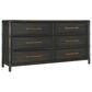 Hooker Furniture Retreat 6-Drawer Dresser in Black Sand, , large