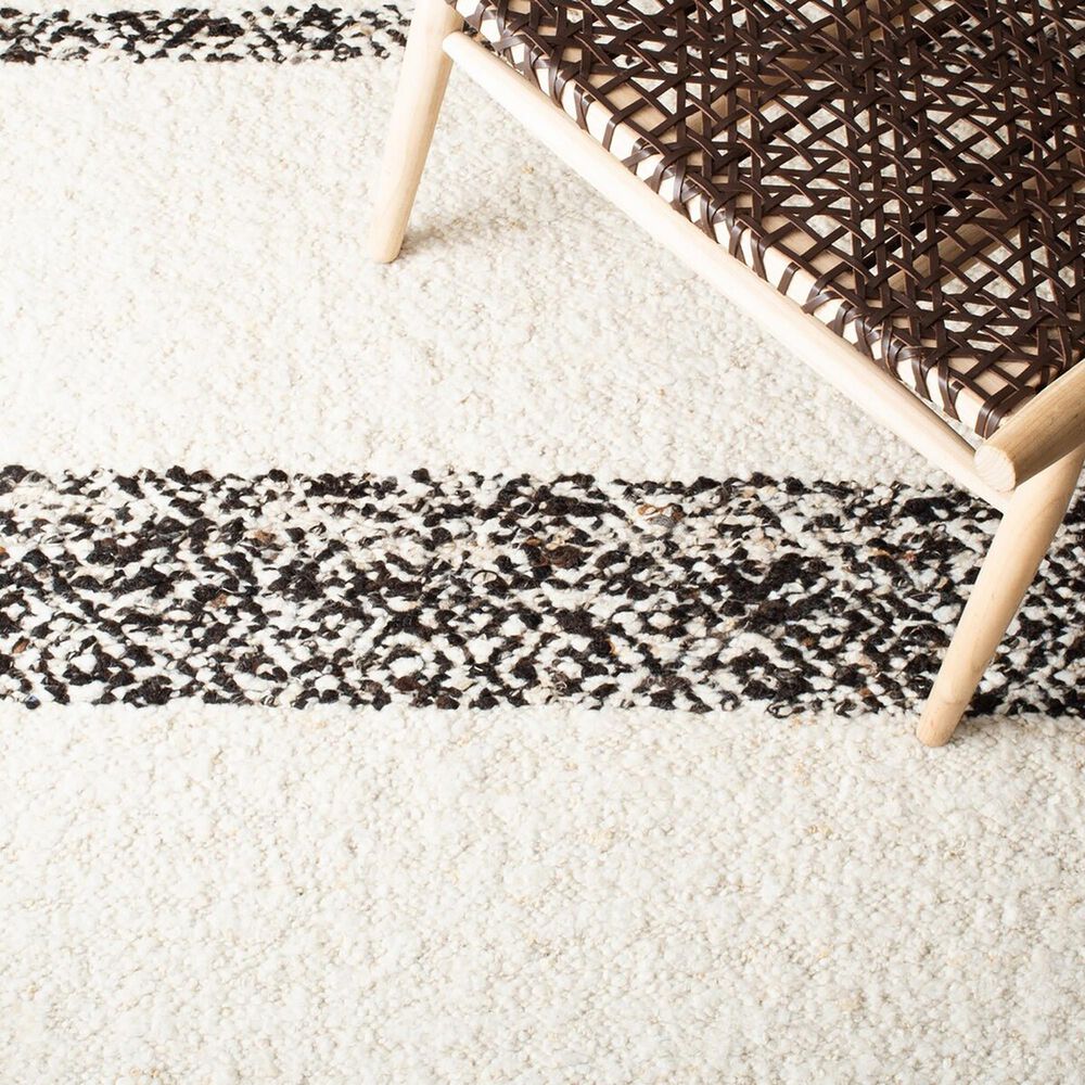 Safavieh Natura NAT328Z 9&#39; x 12&#39; Black and Ivory Area Rug, , large
