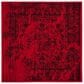 Safavieh Adirondack ADR101F-4SQ 4" x 4"  Red/Black Square Rug, , large