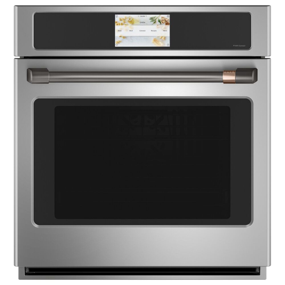 Cafe 27" Pro Handle for Wall Oven and Advantium Oven in Brushed Black, , large