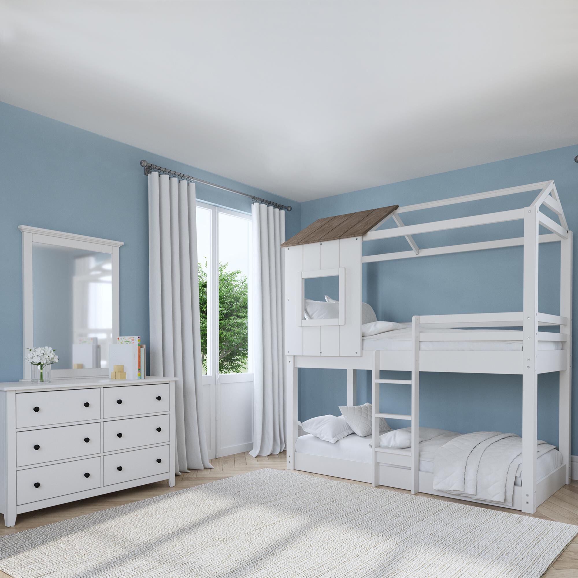 Twin over loft bed 2025