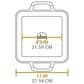 Lodge Chefs 11" Square Griddle in Black, , large