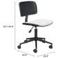 Zuo Modern Duravel Office Chair in Black, , large