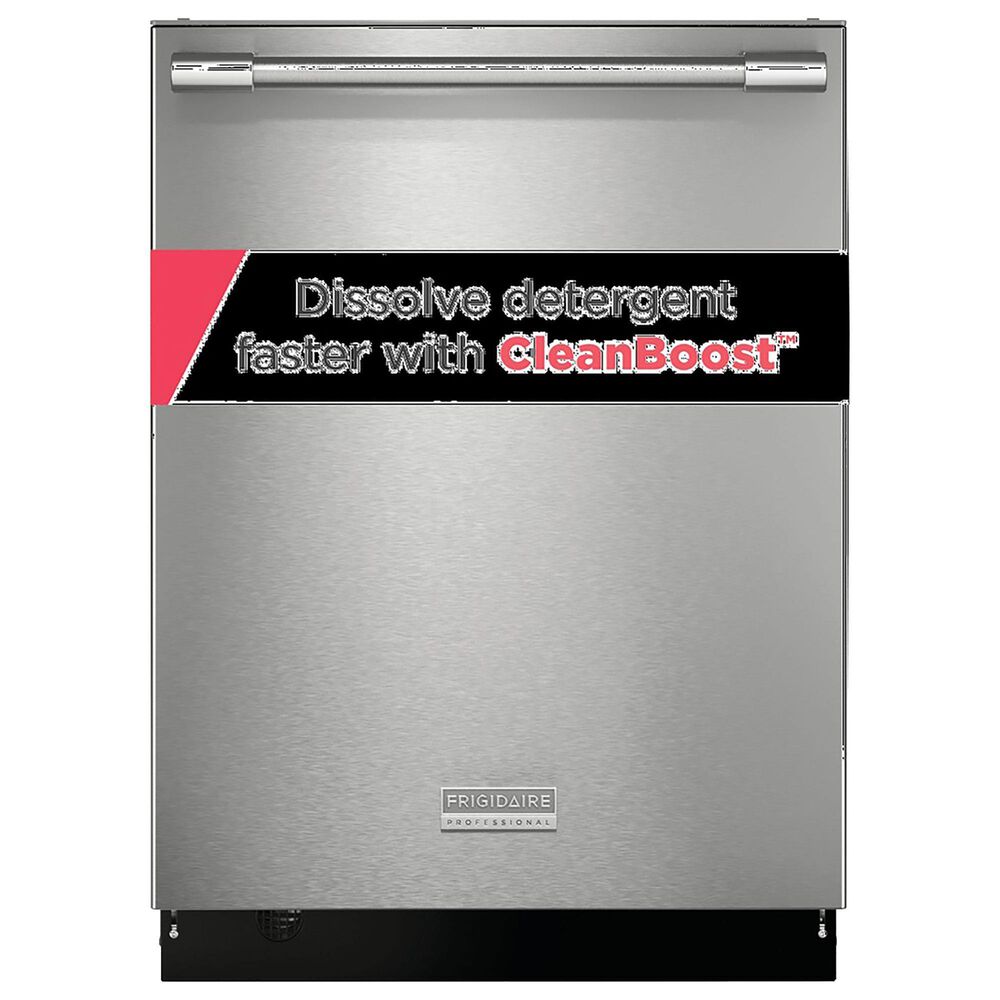 Frigidaire Professional 2-Piece Kitchen Package with 21.4 Cu. Ft. Smart French Door Refrigerator and 24&quot; Dishwasher in Stainless Steel, , large