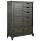 Kincaid Plank Road Door Chest in Stone and Charcoal, , large