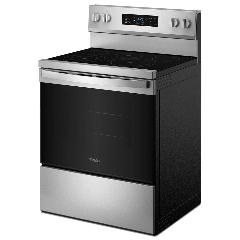 Whirlpool 5.3 Cu. Ft. Electric Range with Air Cooking Technology in Fingerprint Resistant Stainless Steel, , large