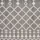 Nourison Positano Southwestern Charcoal 5" x 7" Indoor/Outdoor Area Rug, , large
