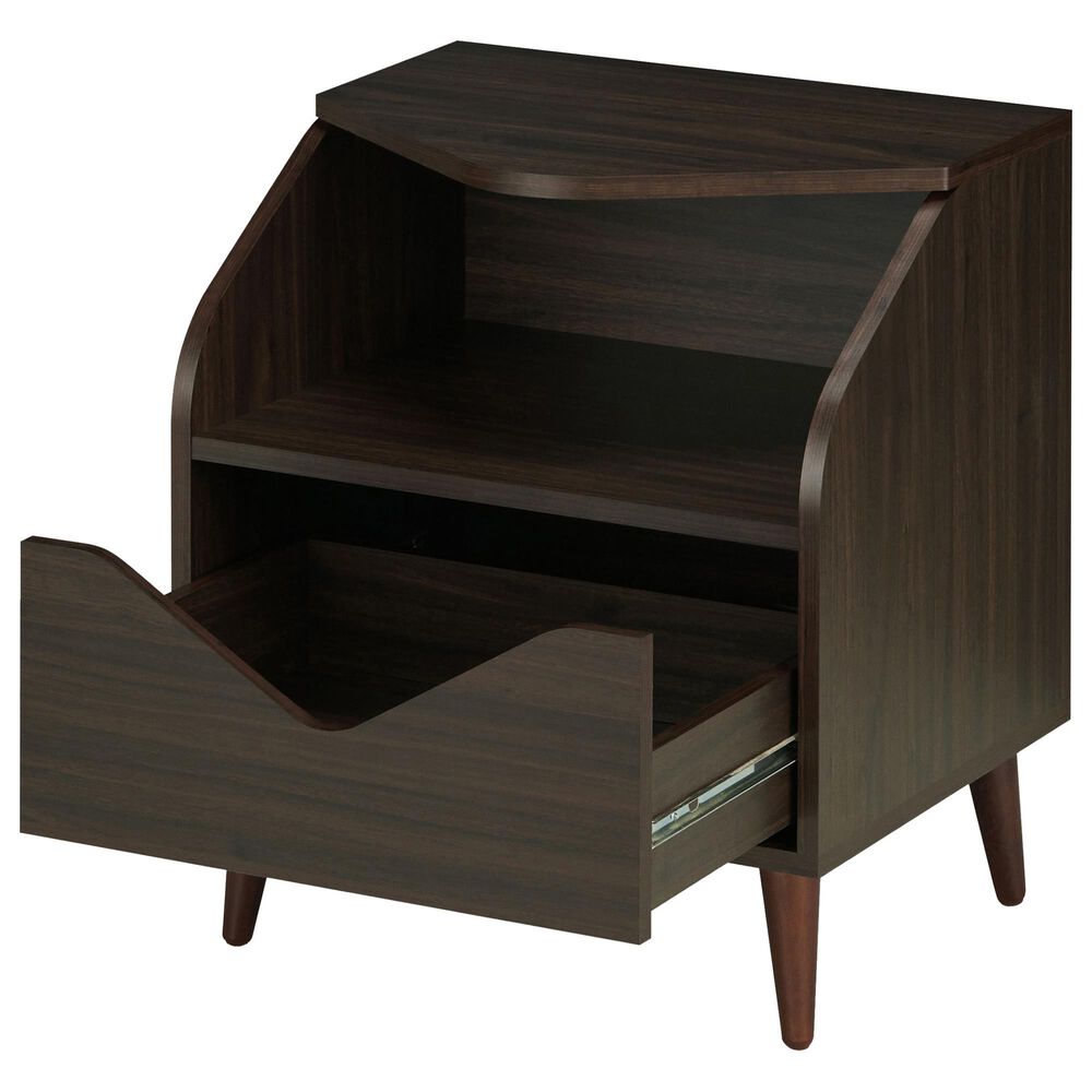 Furniture of America Mitchell End Table in Wenge, , large