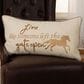 Rizzy Home 14" x 26" Down Filled Lumbar Pillow in Ivory, , large