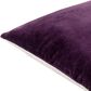 Surya 20" Square Throw Pillow in Plum and Wheat, , large
