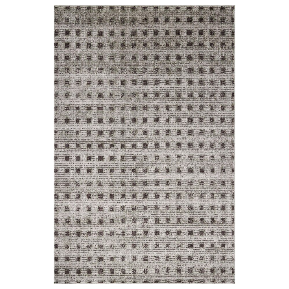 Jeremiah Brent x Loloi Bleecker Silver and Charcoal 2"7" x 10" Runner, , large